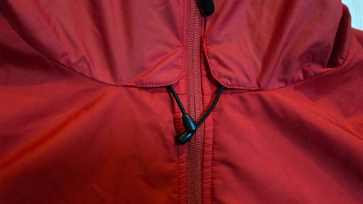 adjustable hood on the paramo velez jacket
