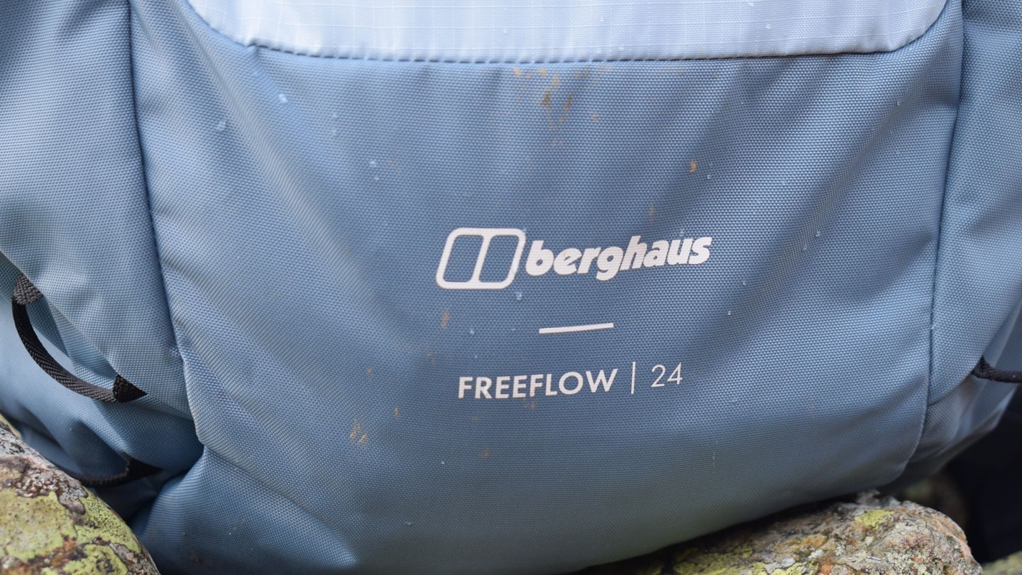 berghaus freeflow 24 logo and beading