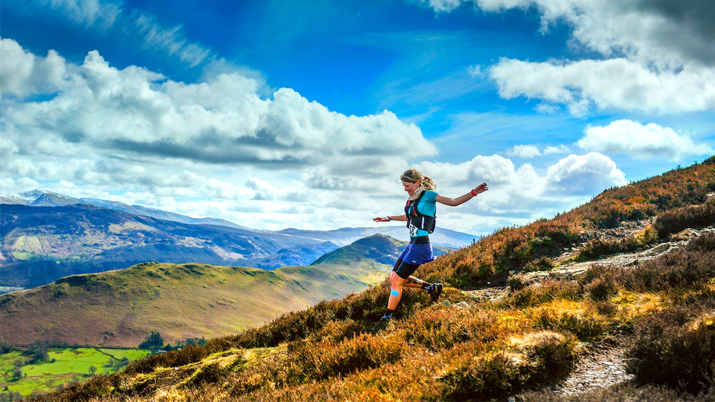 Downhill runs in the sun