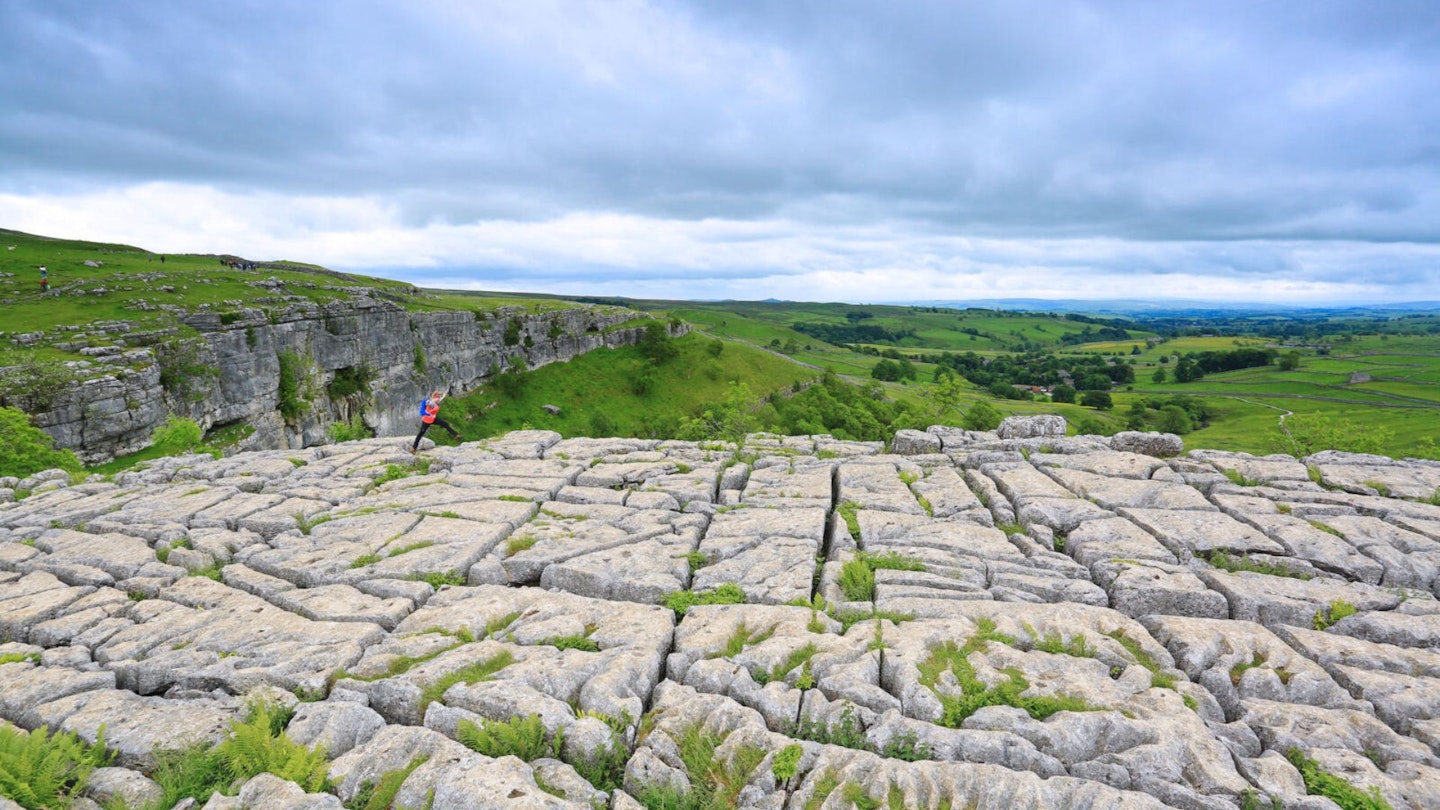 Limestone pavement Malham Cove Yorkshire Dales