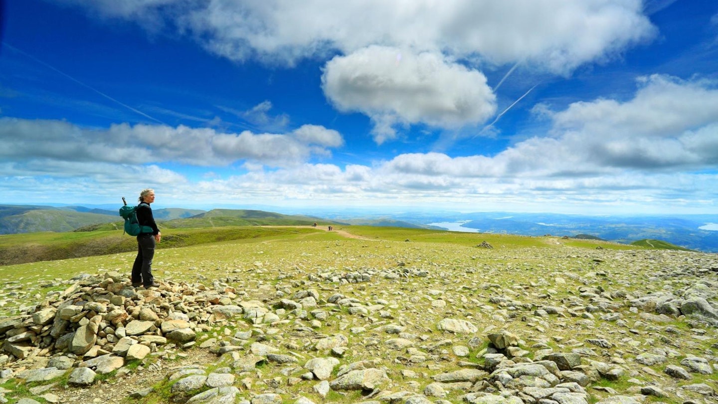 Looking back towards the horseshoe from the summit of Fairfield Fairfield Horseshoe