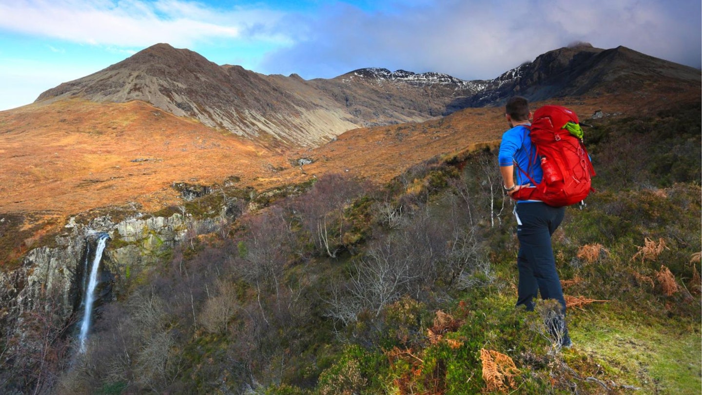 Hiker on the Isle of Skye best back brands