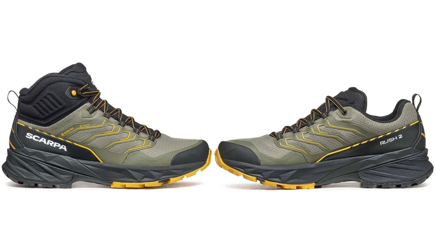 Scarpa Rush 2 Mid GTX and Scarpa Rush 2 GTX