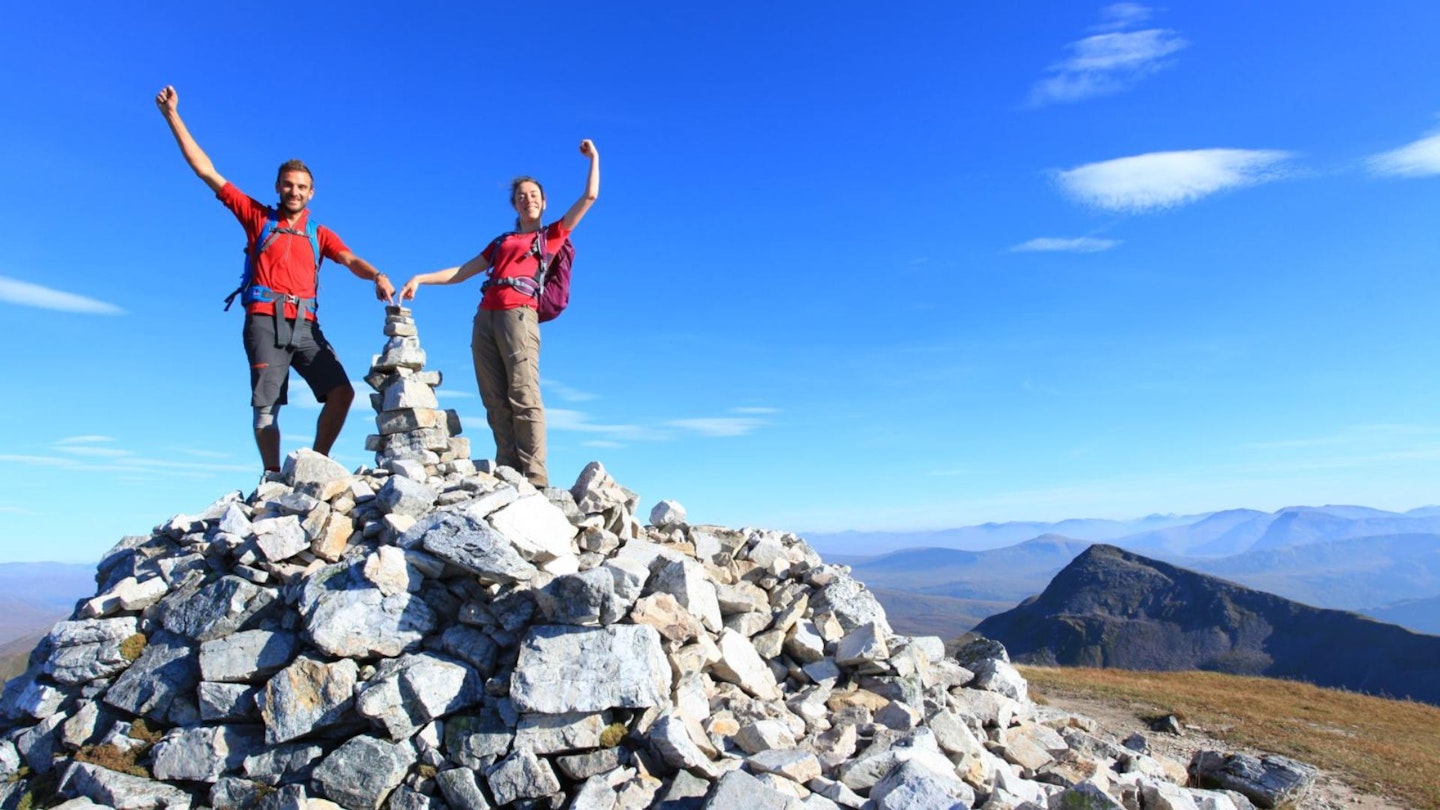 Summit of Sgurr a Mhaim Ring of Steall Glen Nevis Scotland