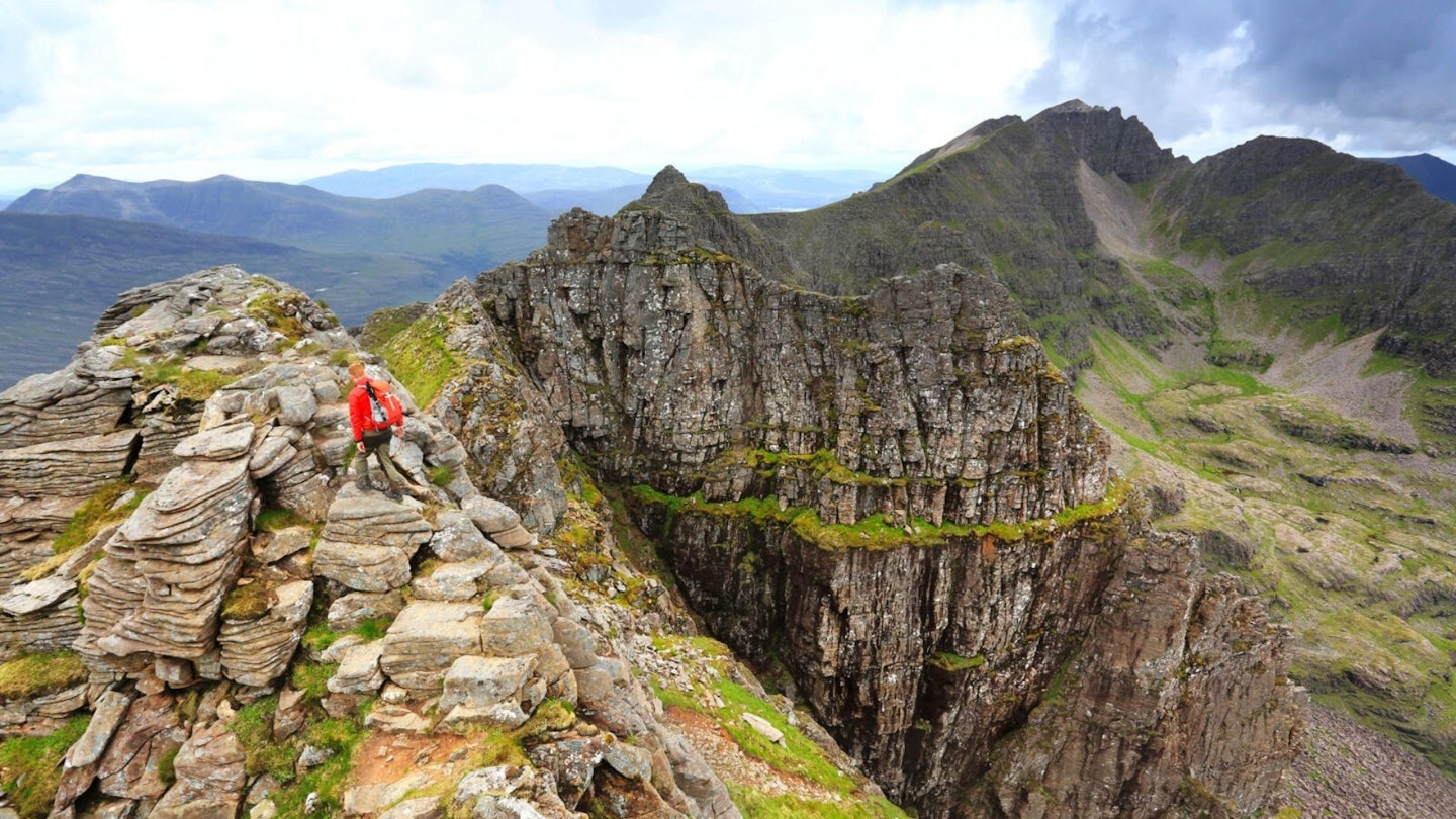 The Pinnacles Liathach Torridon Scotland Scrambling