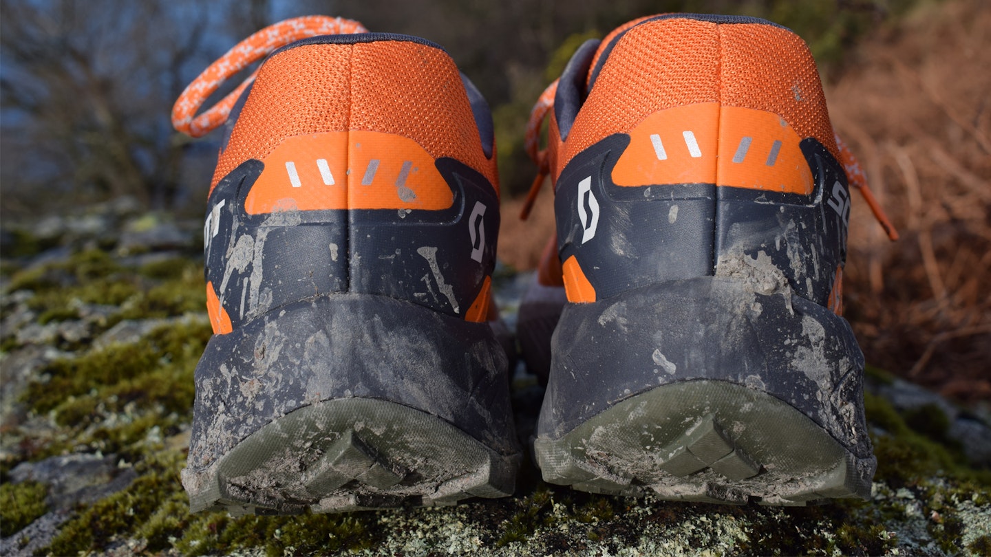 back of the Scott Kinabalu 3 trail running shoe
