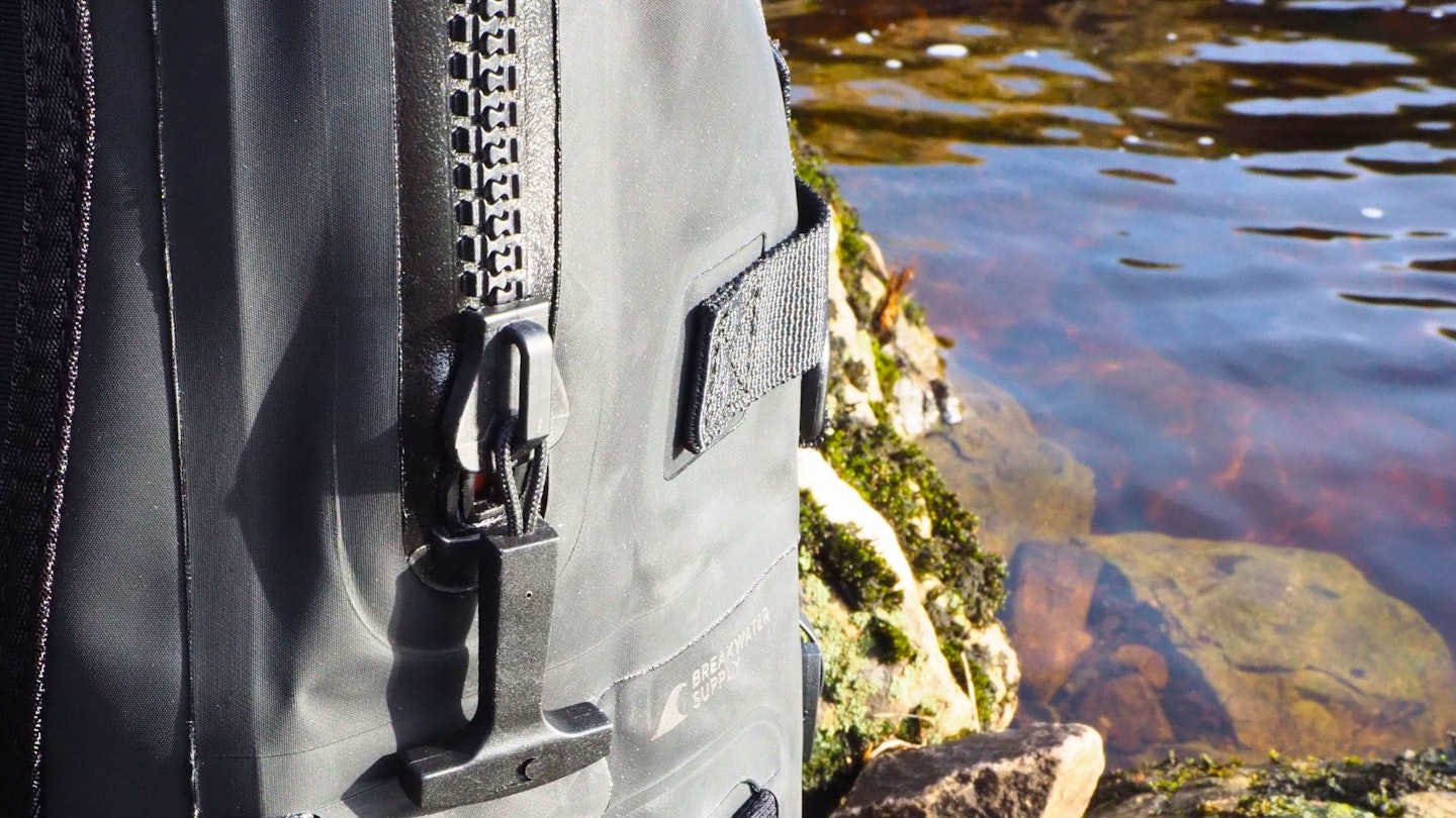 Breakwater Supply Fogland Waterproof Backpack main zip