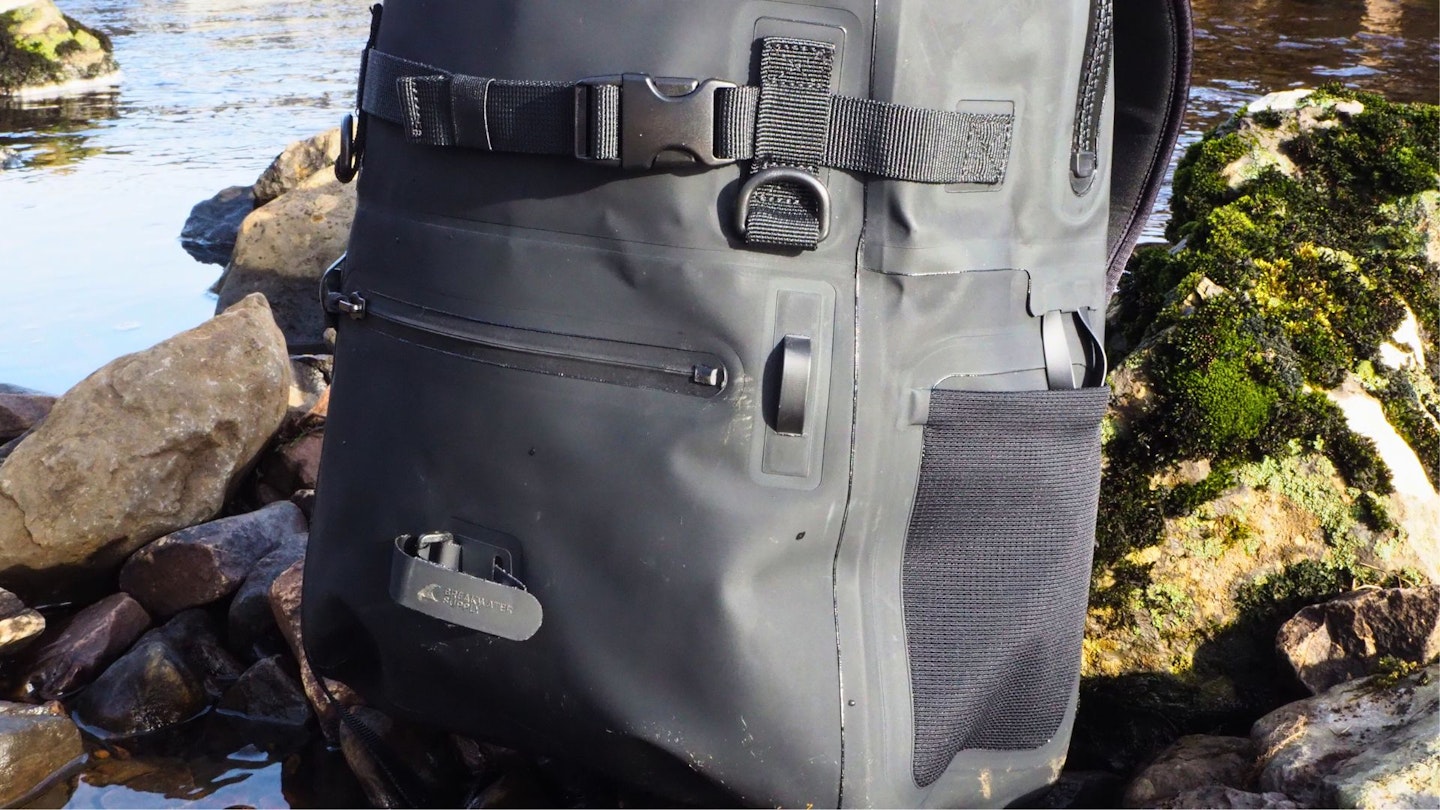 Breakwater Supply Fogland Waterproof Backpack external features