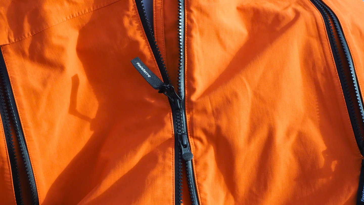 Finisterre Stormbird Waterproof Jacket zip