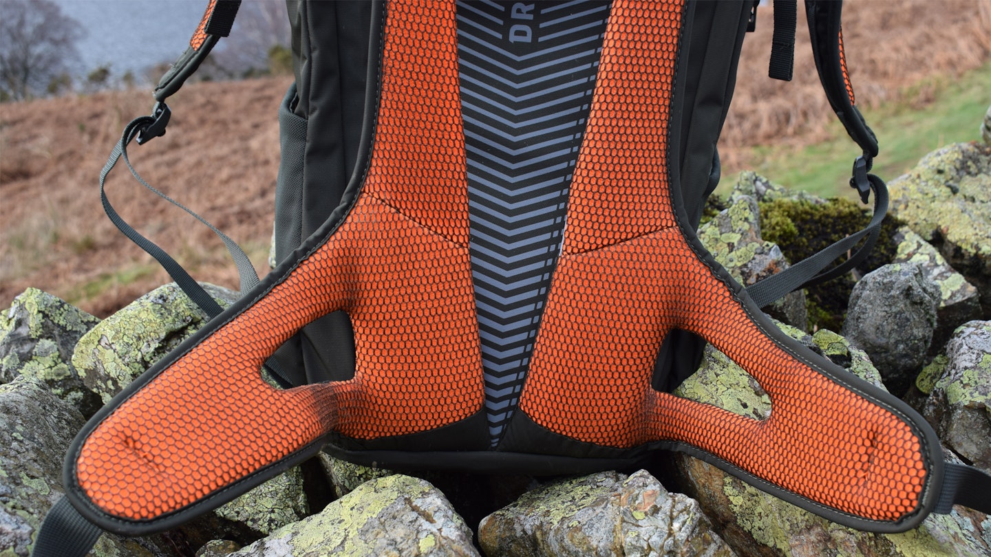 lower back system of the Salewa Alp Mate 26 backpack