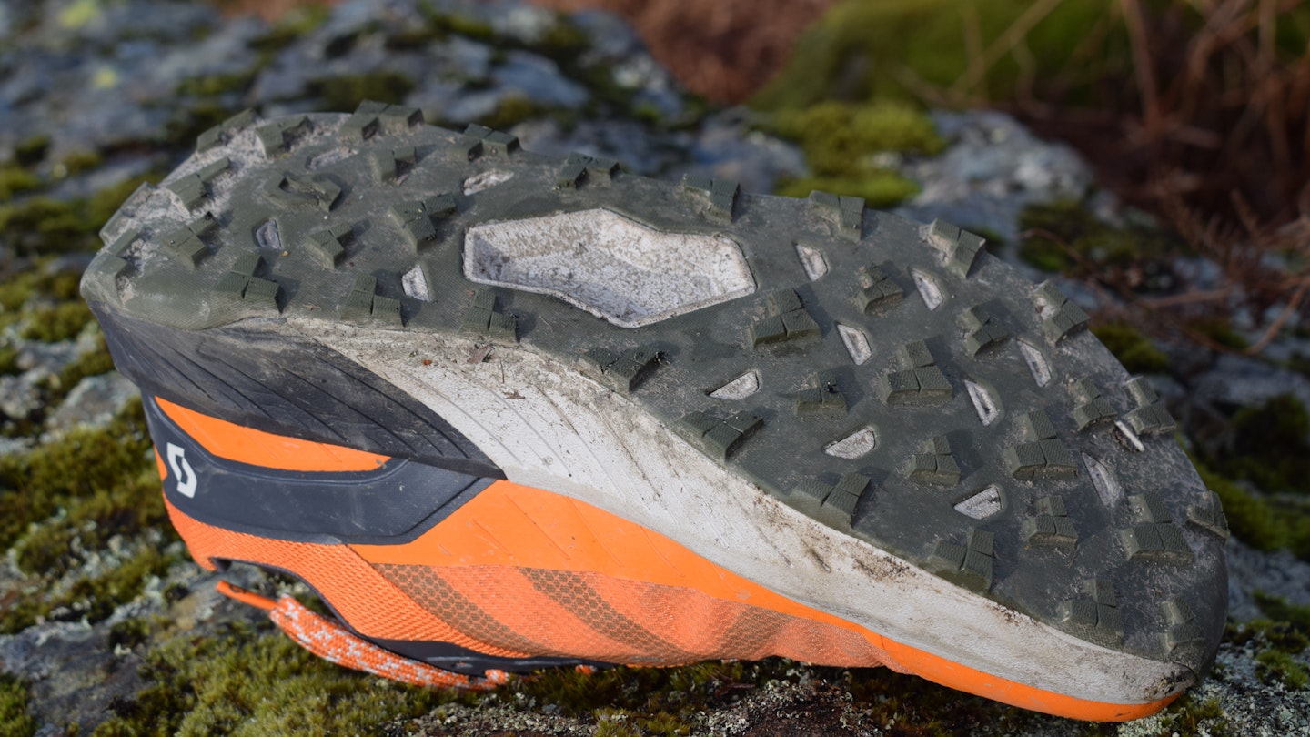 lugs of the Scott Kinabalu 3 trail running shoe