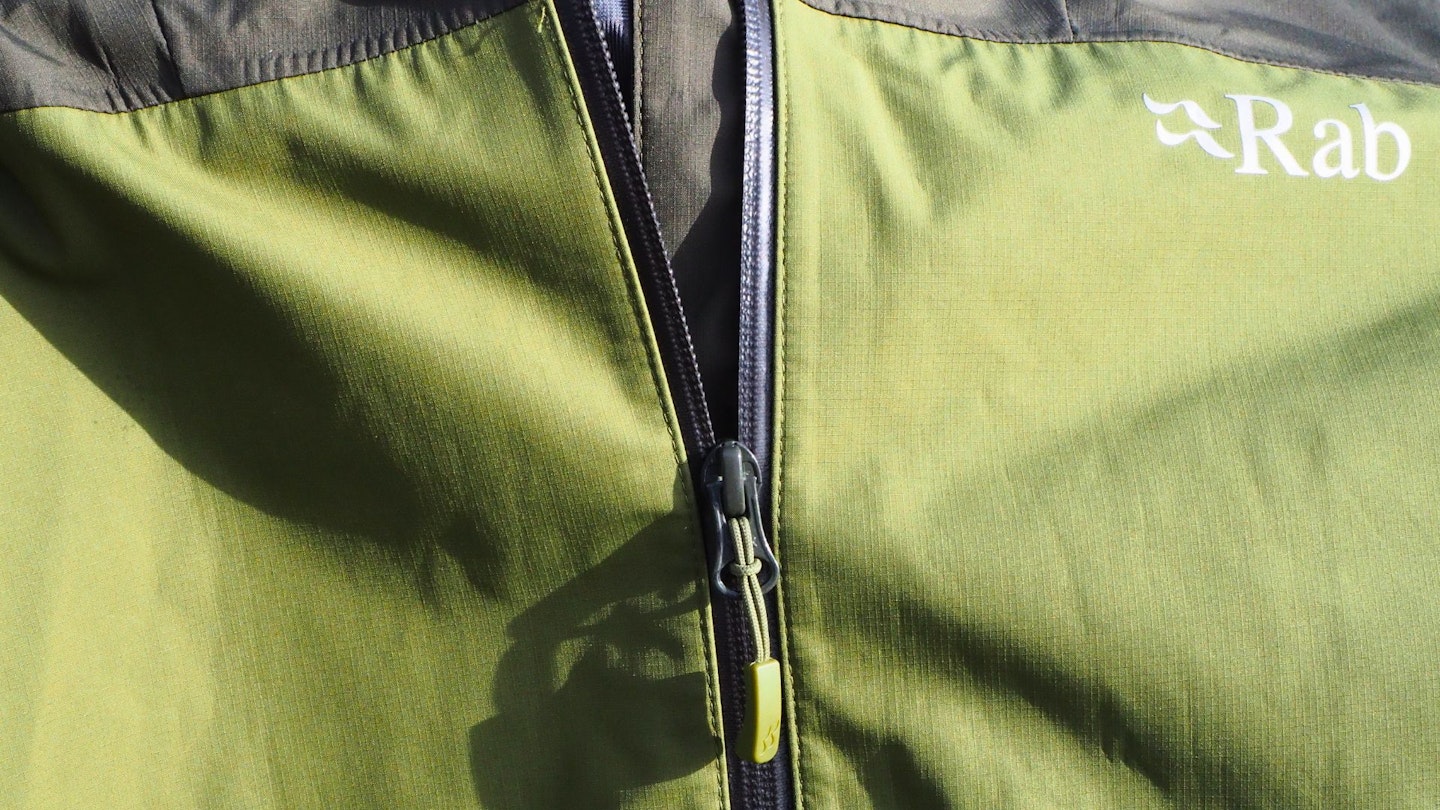Rab Arc Eco Waterproof Jacket zip
