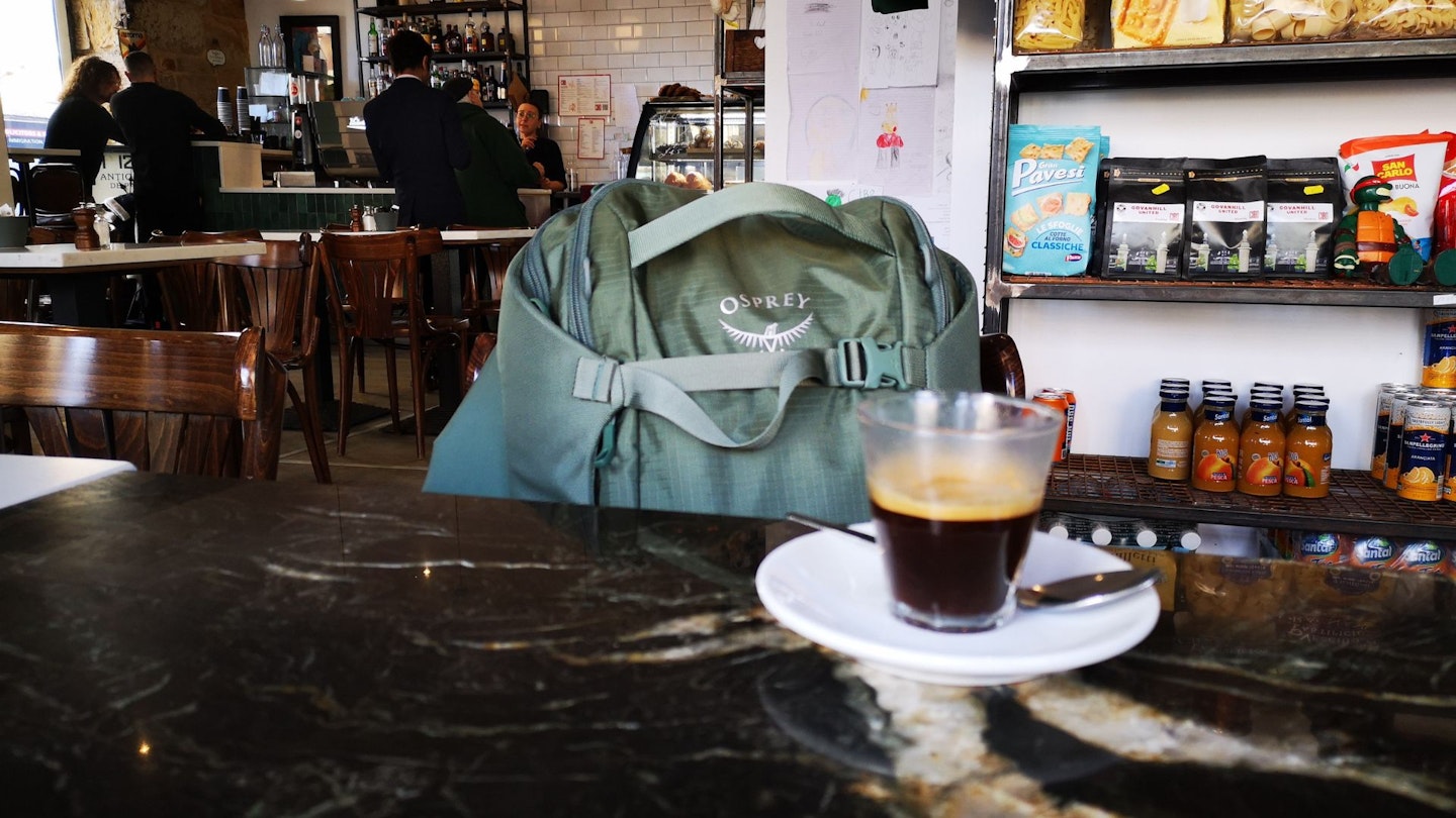 bag goes for a coffee