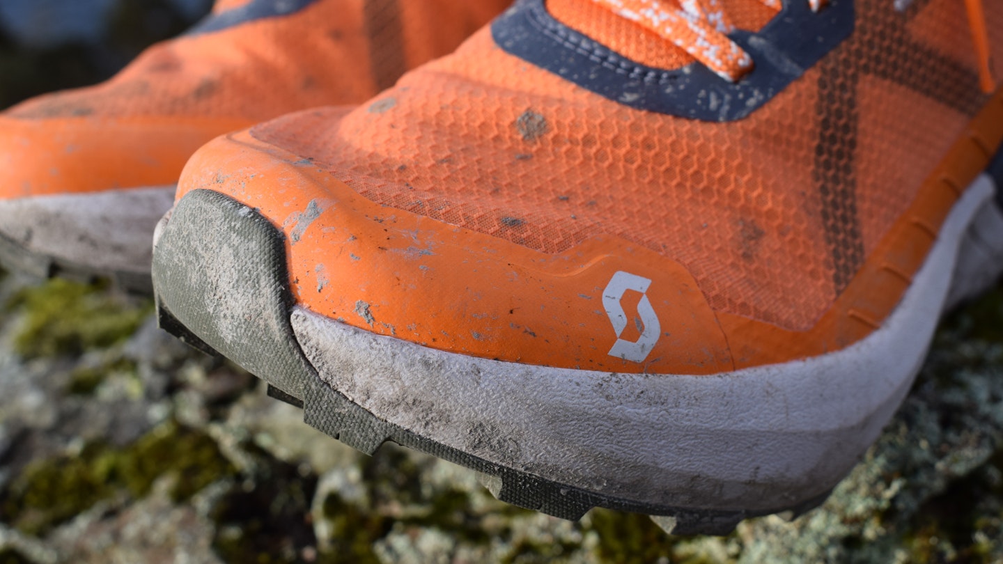 toebox of the Scott Kinabalu 3 trail running shoe