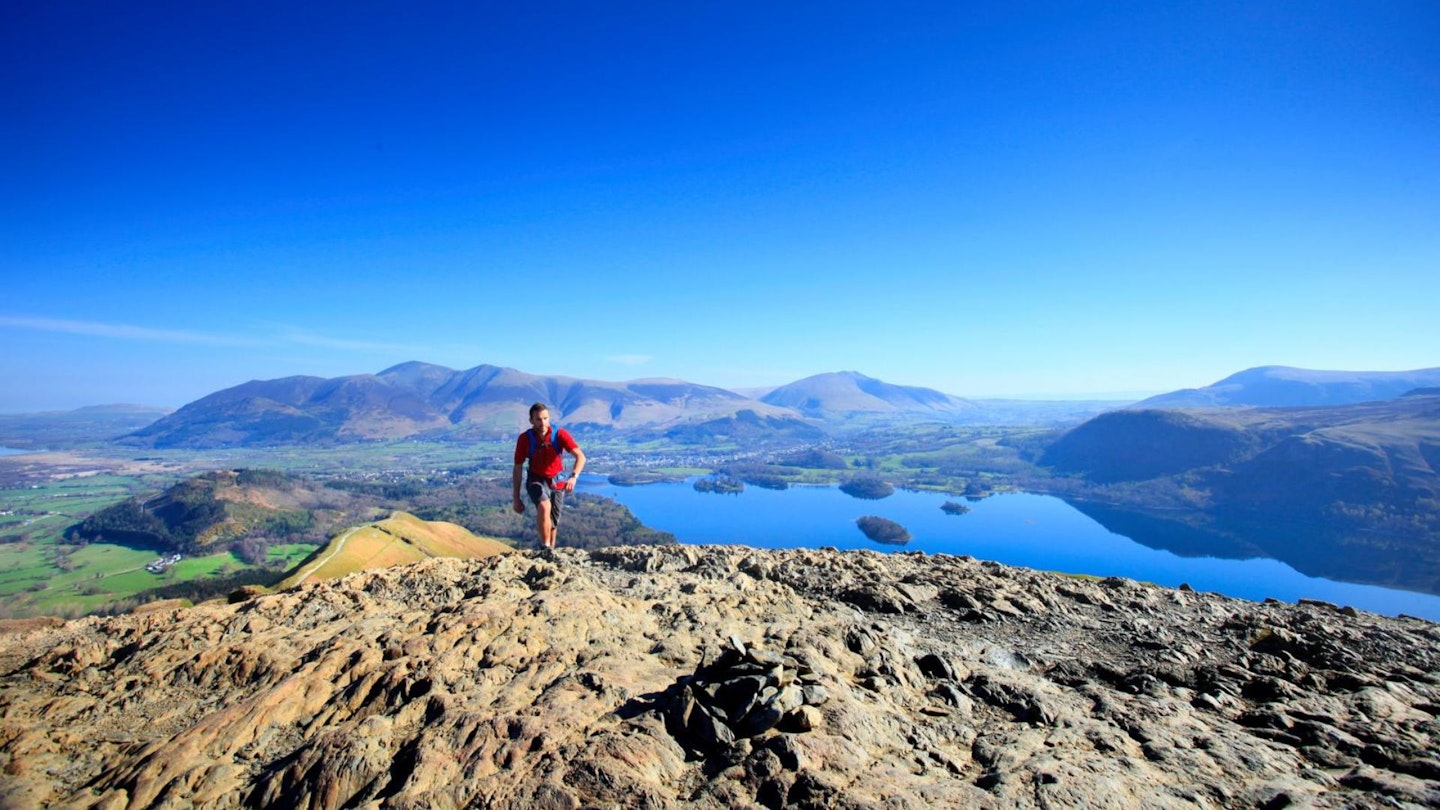 Cat Bells summit Lake District