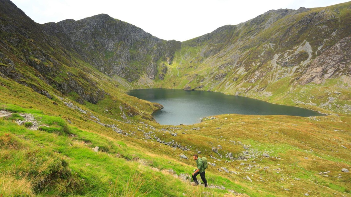 Llyn Cau Minfford Path Snowdonia Cadair Idris