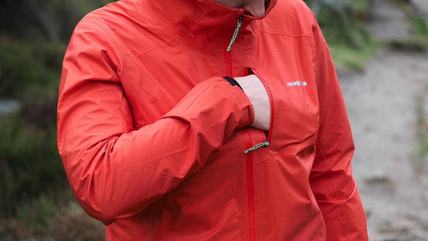 Patagonia Storm Racer Waterproof Jacket chest pocket