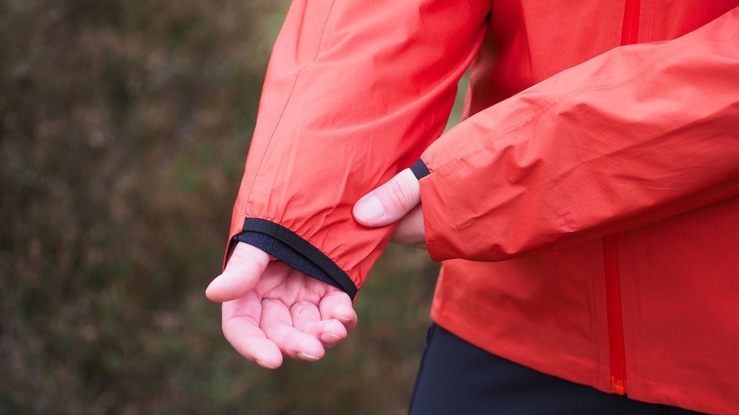 Patagonia Storm Racer Waterproof Jacket elasticated cuffs