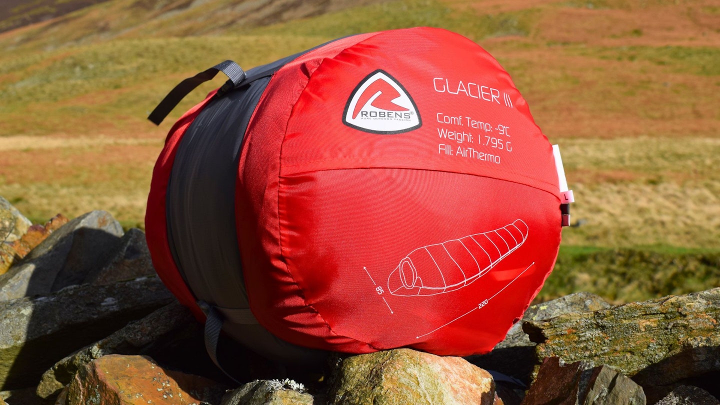 Robens Glacier III -9C in stuff sack