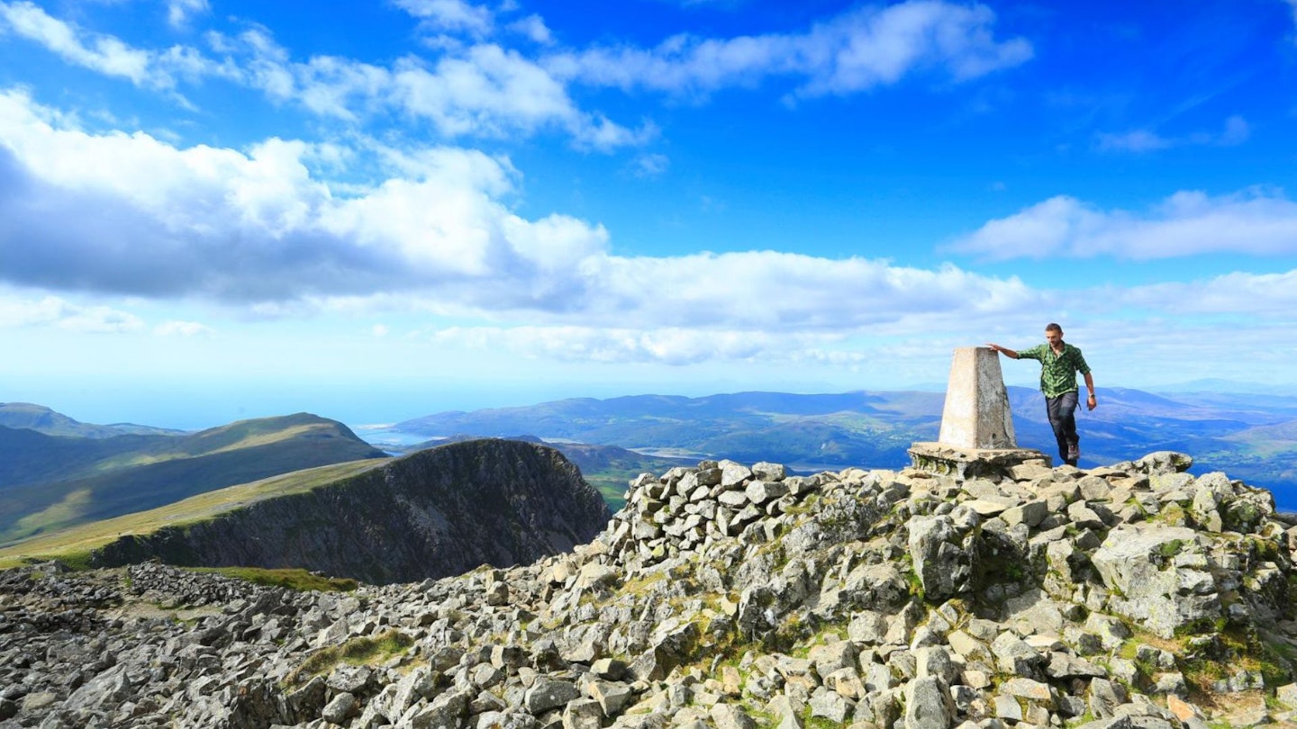 Summit area of Cadair Idris Snowdonia