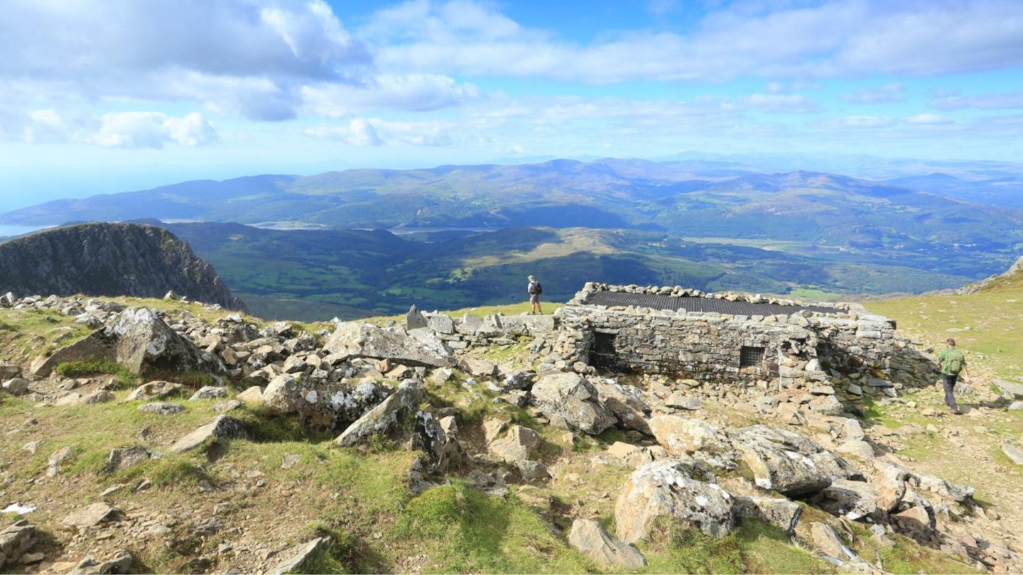 Summit shelter Snowdonia Cadair Idris