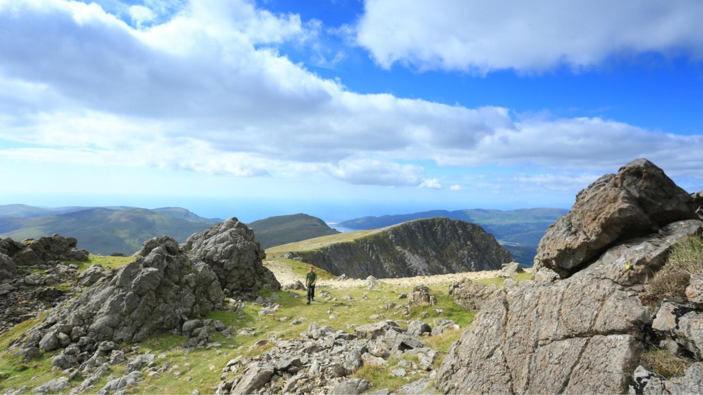 Views from near the summit area of Cadair Idris Snowdonia