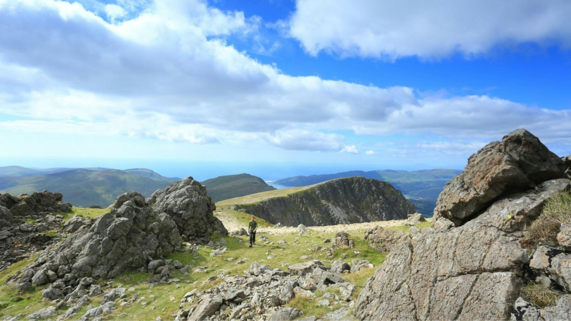 Views from near the summit area of Cadair Idris Snowdonia
