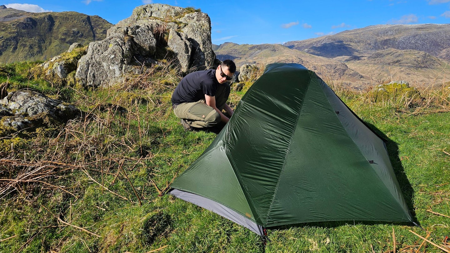 Alpkit ultra 1 pitching