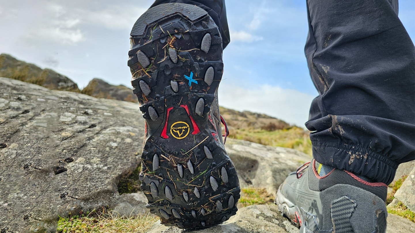 Lugs of La Sportiva Ultra Raptor II Leather GTX hiking shoes