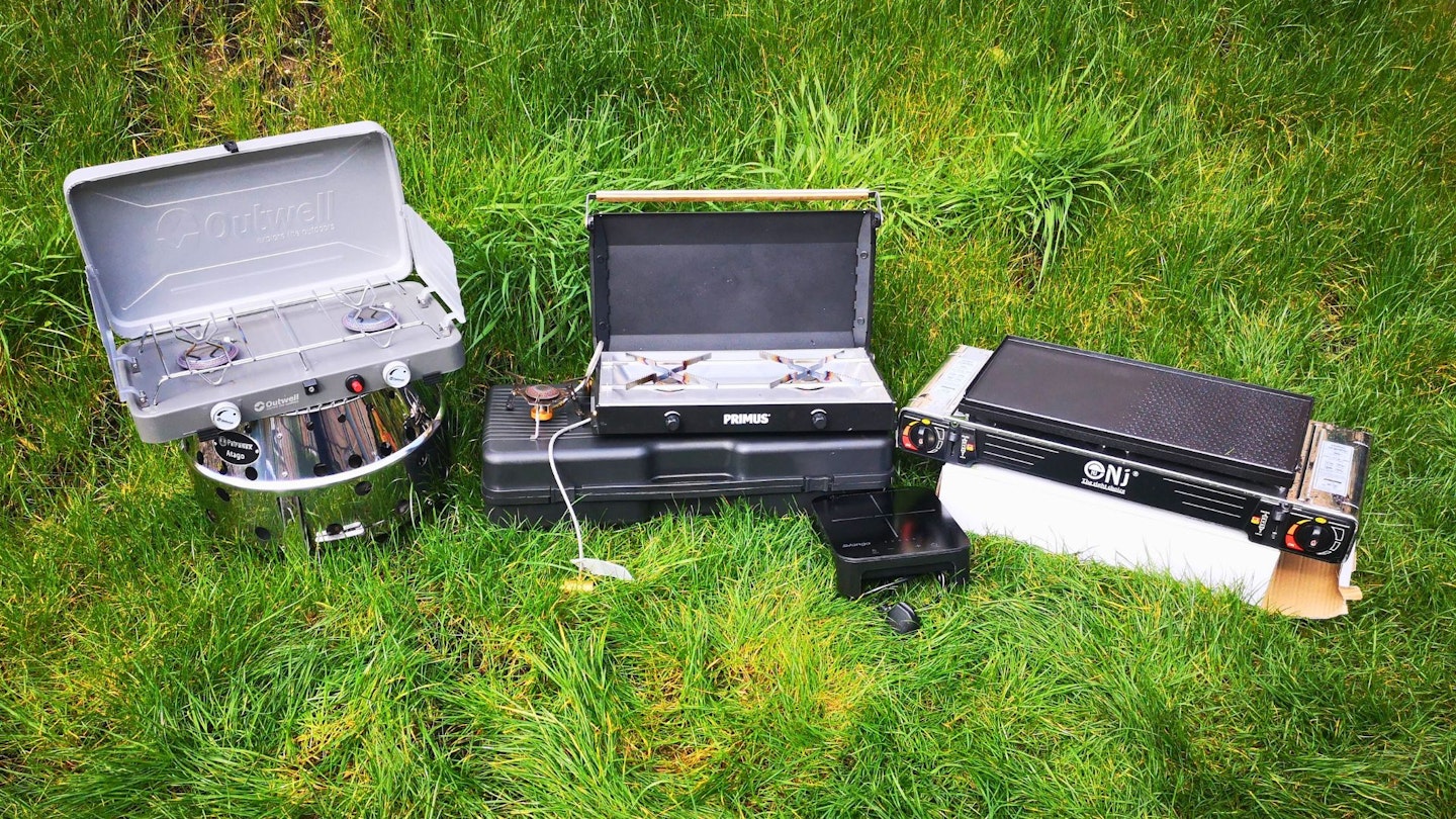Main image group shot of best camping stoves