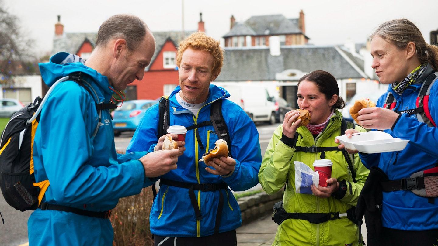 Refuelling after running a marathon