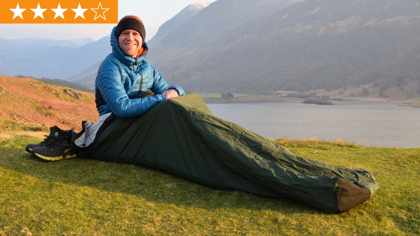 James Forrest camping in Alpkit Hunka XL with LFTO star rating