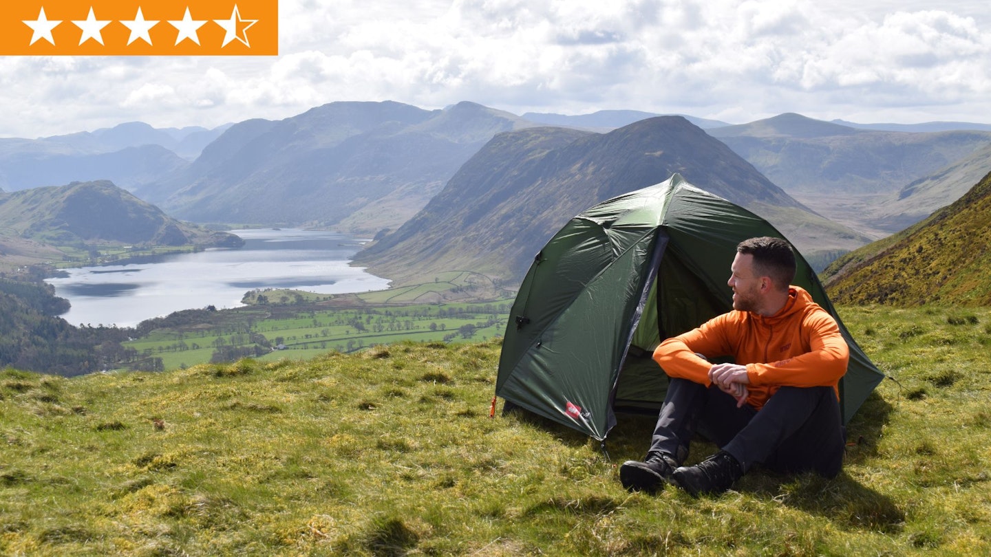 James Forrest camps using the Alpkit Ordos 2