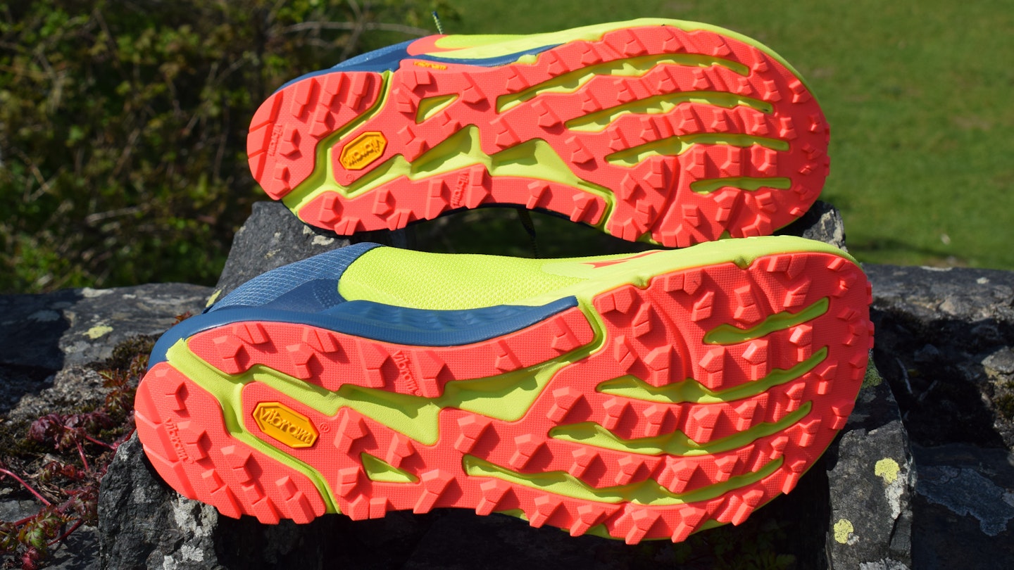 Lugs on Altra Timp 5 trail running shoes