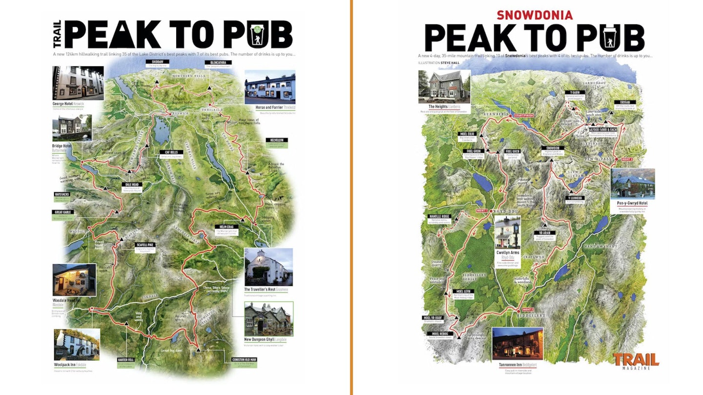 Peak to Pub trails