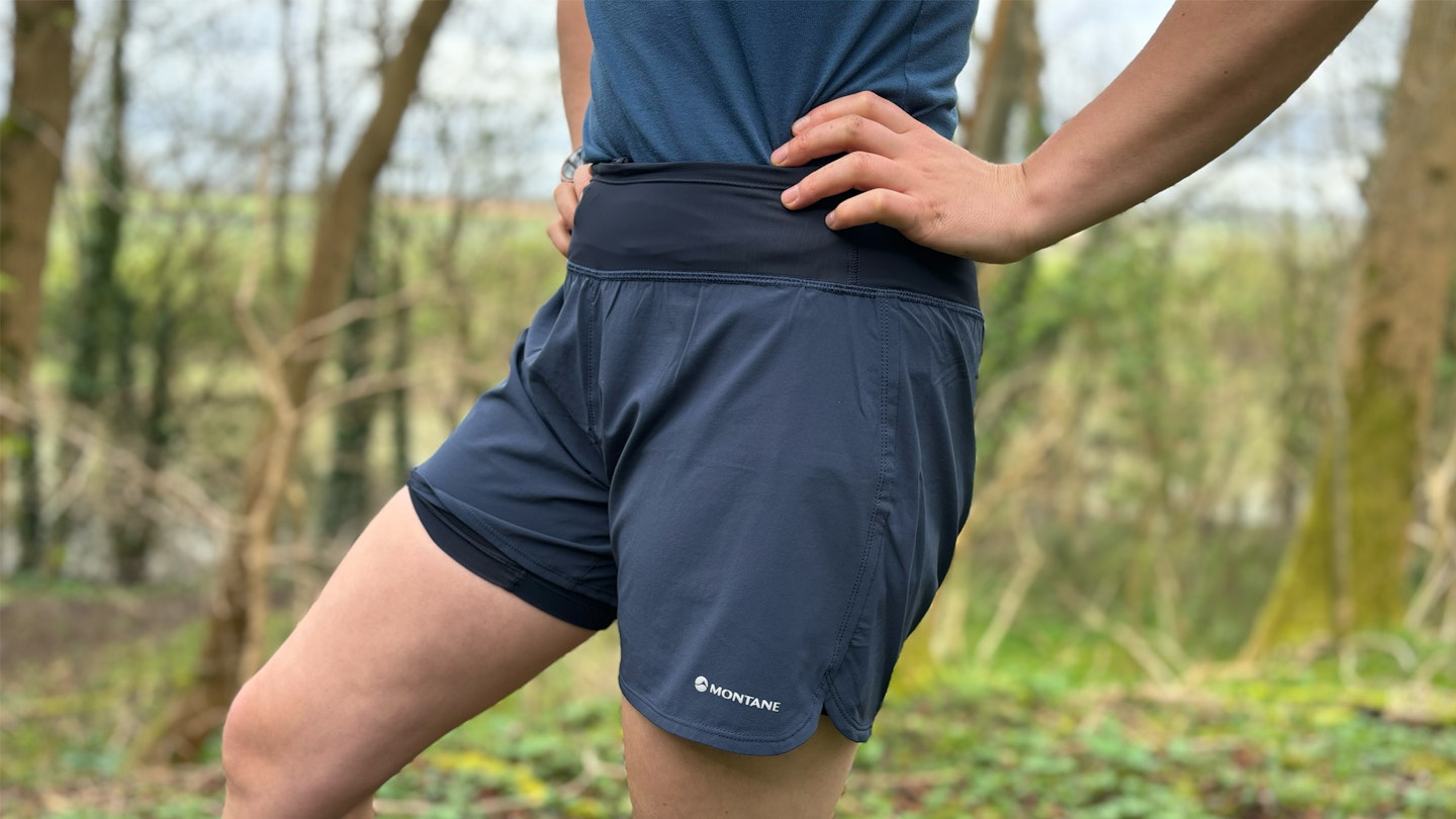 close ups Montane Slipstream Twin Skin running shorts