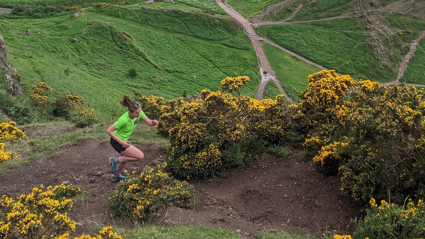 Anisha Testing the La Sportiva Bushido III trail running shoe