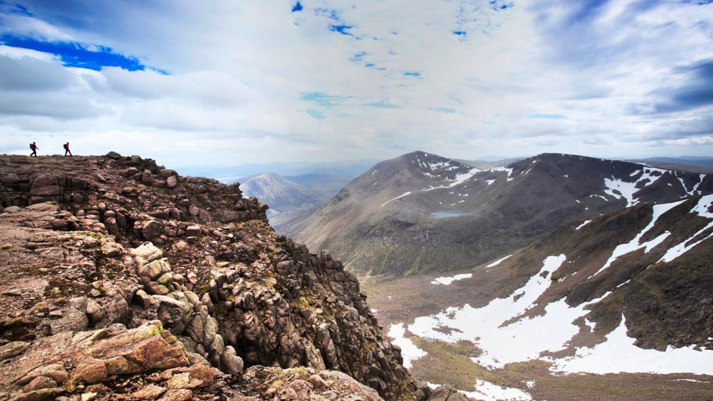 Breariach looking at Angel's peak and Cairn Toul