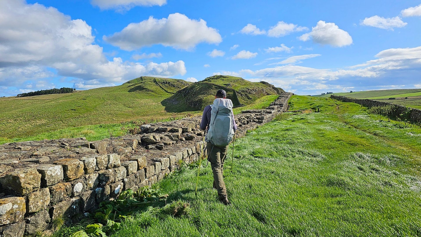 Matt Jones on a backpacking trip wearing Deuter Aircontact Ultra 50+5