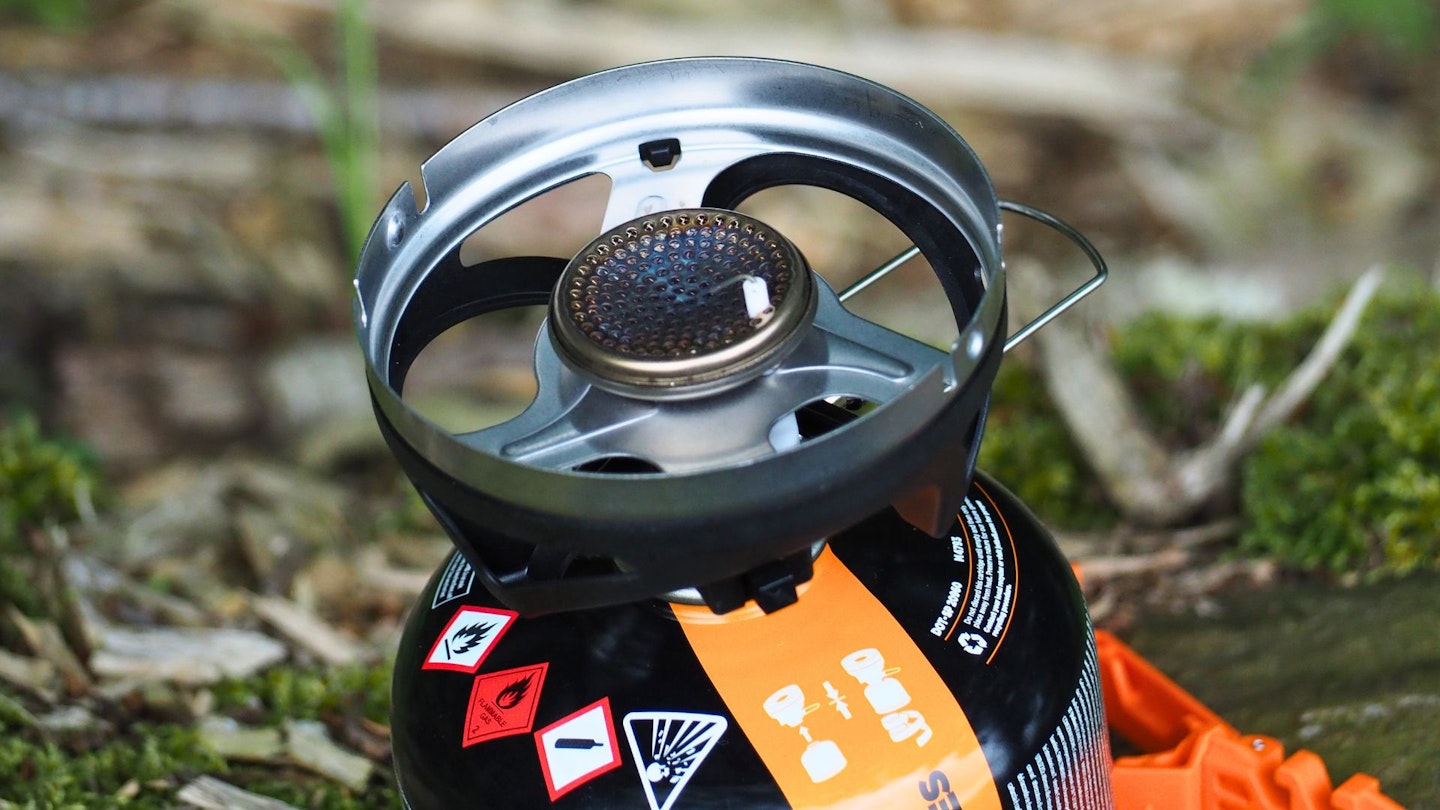 Closeup of Jetboil SuMo burner