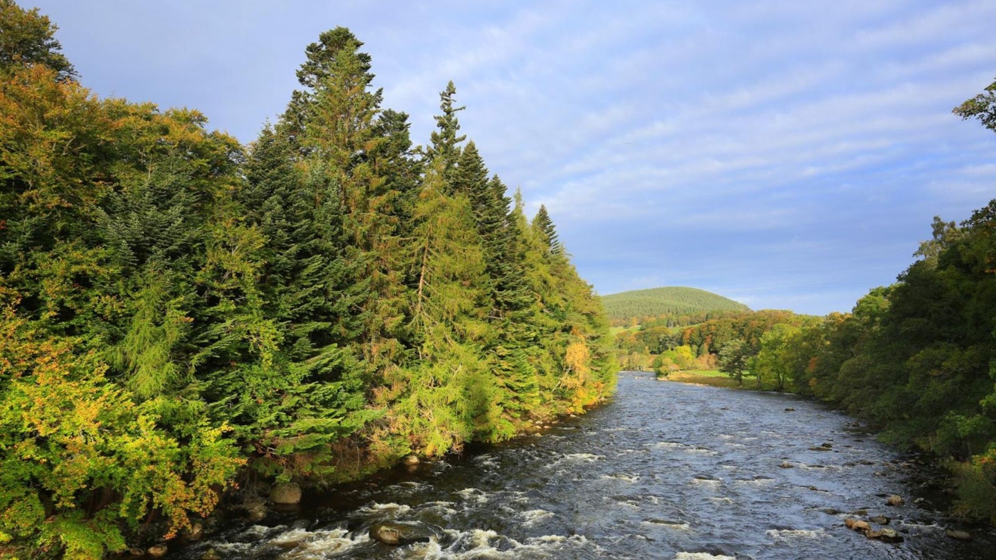 River spey tributary in the Cairngorms