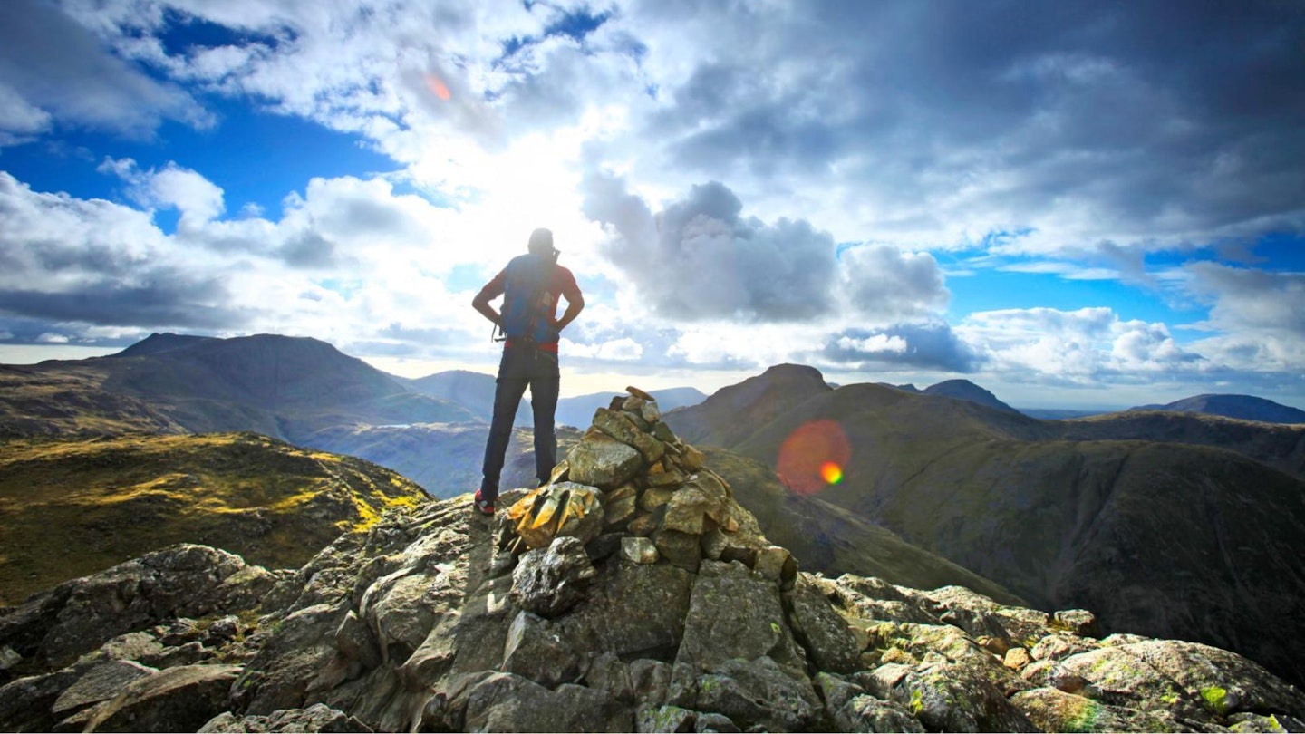 Summit of Glaramara Lake District