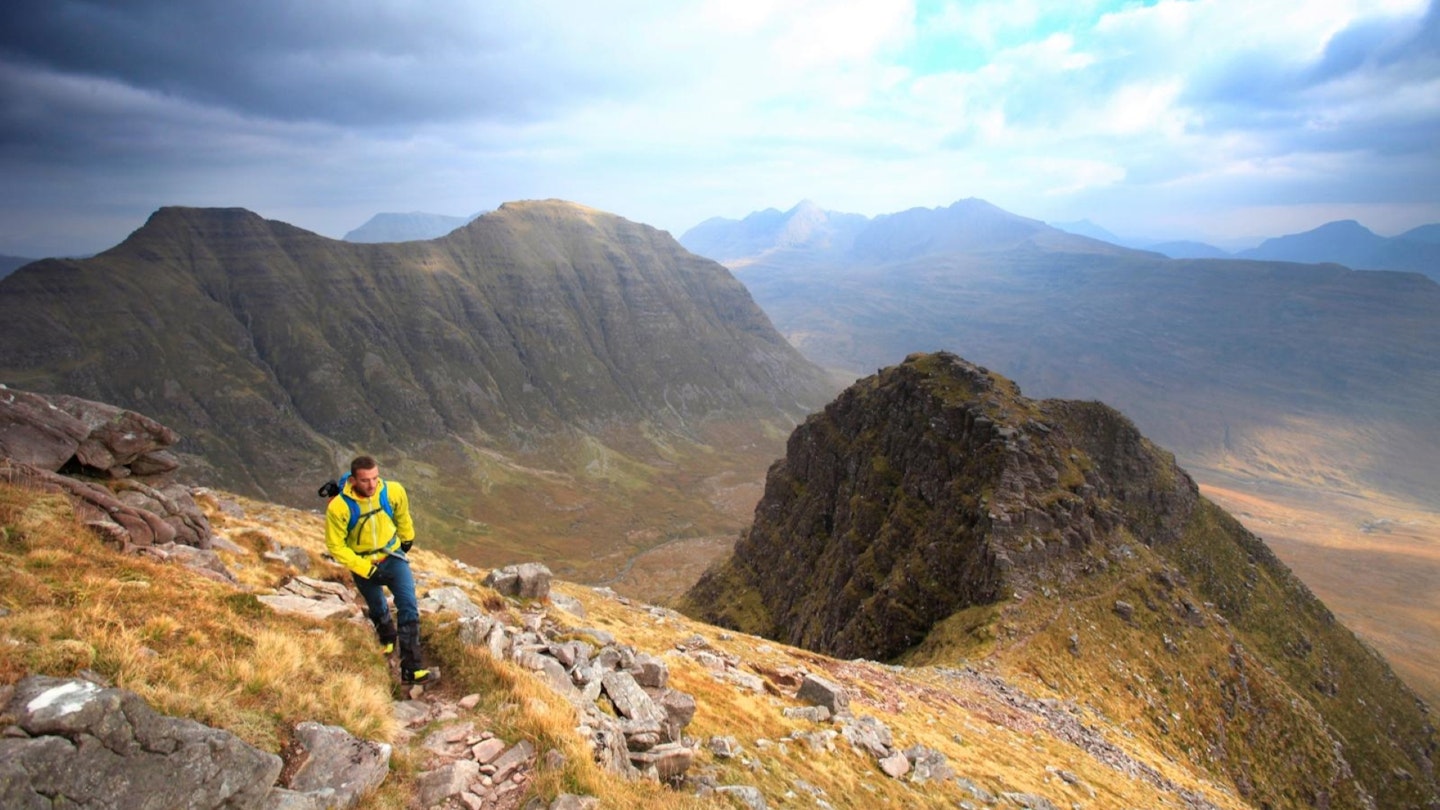 The horns of Beinn Alligin Scotland