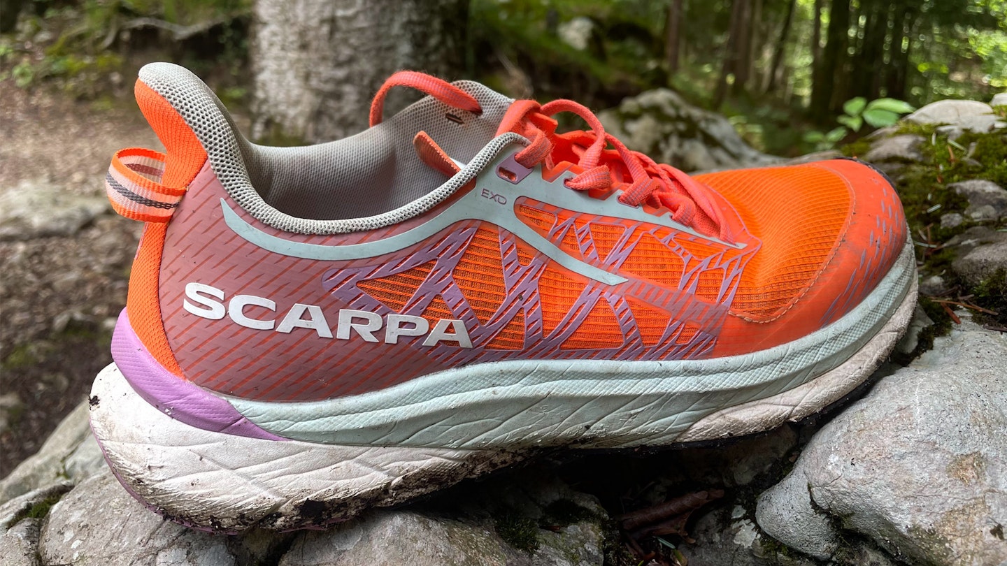 Backside of the Scarpa Golden Gate 2 ATR Trail running shoes