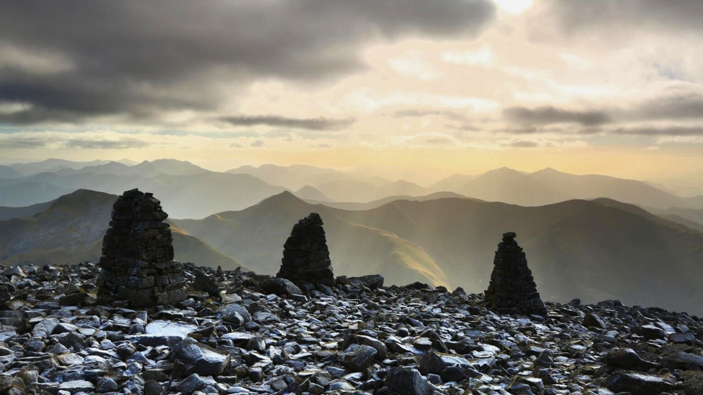 Ben Nevis cairns