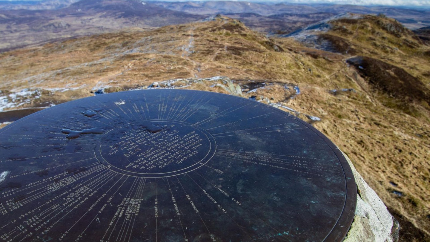 Ben Vrackie navigation marker