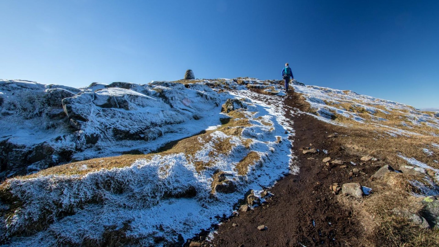 Ben Vrackie path to summit