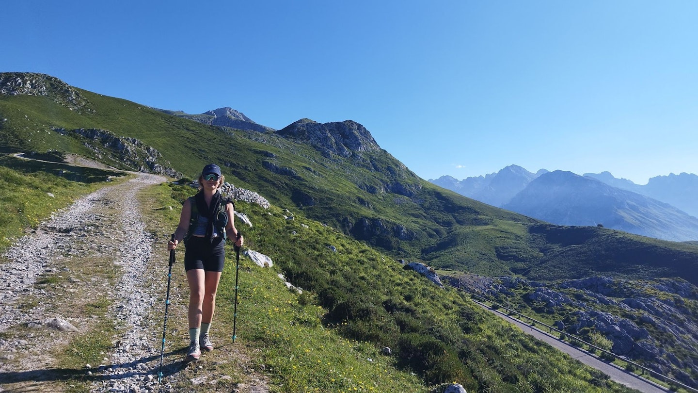 Fliss walks about in the Picos De Europa