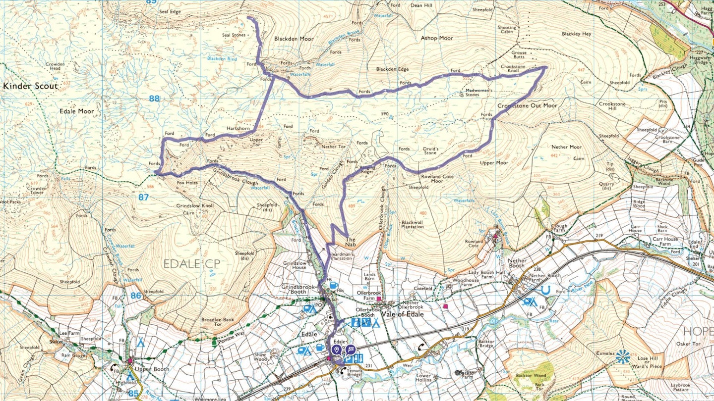 Kinder's Edges route guide