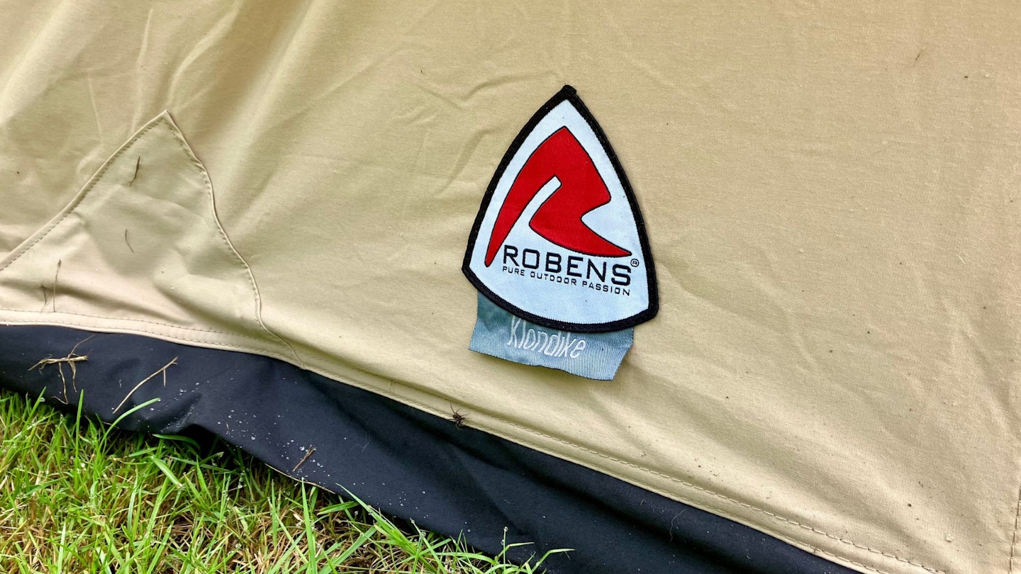 Robens Klondike bell tent logo